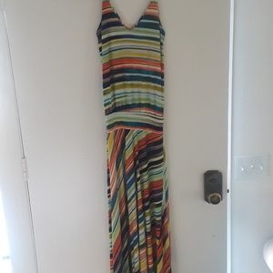 Veronica m dropwaist maxi dress